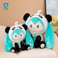 Zyjc Hatsune Miku Búp bê sang trọng Gấu trúc Quà tặng sinh nhật dễ thương