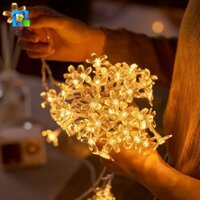 Zyjc Hoa Anh Đào Dây Đèn Hoa Dự Tiệc Trái Tim Cô Gái