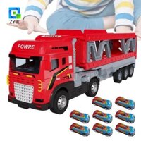 Zyjc Máy Phóng Điện Quỹ Đạo Xe Hộp Đựng Giáo Dục Xe Tải Đồ Chơi Trẻ Em