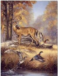 Zzsyu Jigsaw Puzzles 1500 Piece for Adults Kids Large Puzzle Set Wooden Puzzle Difficult Puzzle Children's Educational Toy (Deer and Duck)