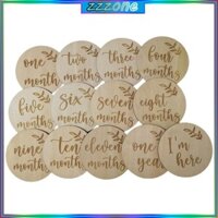 Zzz 13 Chiếc Thẻ Ghi Âm Tăng Trưởng Hàng Tháng Sơ Sinh Thẻ Kỷ Niệm Sinh