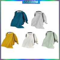 Zzz Cotton Baby Car Seat Cover Universal Fit Carseat Canopy Covers cho bé gái