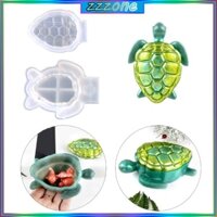 Zzz nhựa epoxy đúc khuôn làm bằng tay rùa 3d trang trí máy tính để bàn làm thủ công