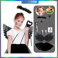 Zzz Quỷ Sừng Đầu Quỷ Quỷ Sừng Quỷ Trang Phục Halloween Phù Thủy Trang Phục Quỷ Sừng Băng Đô Quấn Tóc Quỷ Cosplays Win