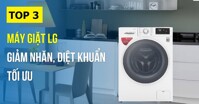 3 mẫu máy giặt AI LG lồng ngang 9 kg thế hệ mới của năm 2023