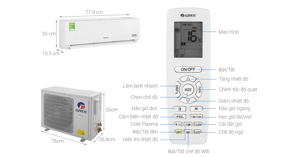 5 đặc điểm nổi bật của điều hòa Gree 1 chiều Inverter 12000BTU GWC12PB-K3D0P4 mà bạn cần biết