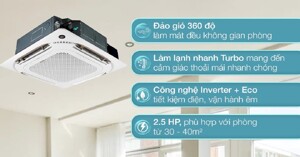 5 lý do nên mua điều hòa Midea Inverter 24000 BTU 2 chiều MCD1-24HRDN1