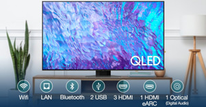 5 lý do nên mua smart tivi QLED Samsung 4K 85 inch QA85Q80C