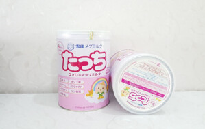 6 loại sữa Nhật tăng cân cho bé dưới 1 tuổi Morinaga, Glico, Meiji,..