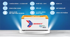 6 ưu điểm của tủ đông Sanaky Vh-3899k3b
