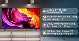 Android tivi Sony 43 inch KD-43X80K giảm giá còn hơn 11 triệu đồng có nên mua không?