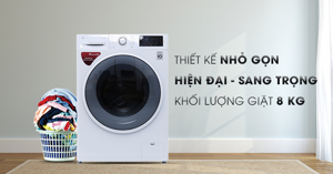 Bạn đã biết đến máy giặt LG 8kg Inverter FC1408S4W2 chưa?