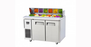 Bàn lạnh salad 2 cánh Skipio SHR12-2 sở hữu nhiều ưu điểm phù hợp với các nhà hàng chuyên nghiệp