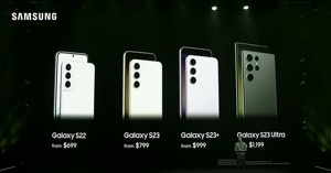 Bảng giá các phiên bản điện thoại Samsung Galaxy S23 series hiện nay