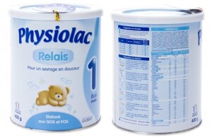 Bảng giá sữa bột Physiolac mới nhất cập nhật tháng 8/2016