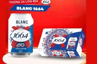 Bảng giá thùng bia 1664 Blanc Tết 2025: Cập nhật mẫu mã, đa dạng hương vị