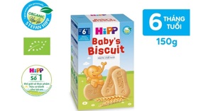 Bánh quy ăn dặm HiPP Organic 150g có tốt không?