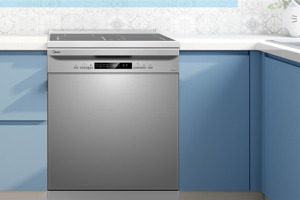 Bật mí bí quyết rửa bát sạch bong kin kít với máy rửa bát Midea MDW13-7635QS