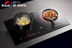 Bếp điện từ đôi Bauer BE 3008SE đáp ứng tối đa nhu cầu sử dụng mọi gia đình