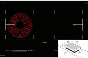 Bếp điện từ đôi Canzy CZ-52IG chất liệu cao cấp, công nghệ tiên tiến
