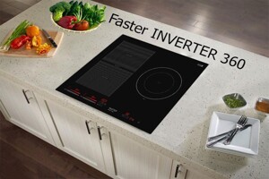 Bếp điện từ Faster Inverter 360 thiết kế sang trọng, công nghệ hiện đại