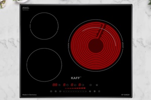 Bếp điện từ Kaff KF-S48QH sở hữu thiết kế tinh tế và tính năng tiện ích