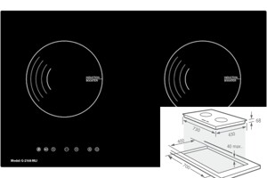 Bếp từ âm 2 vùng nấu Giovani G-2168 MLI đáng đồng tiền cho căn bếp hiện đại