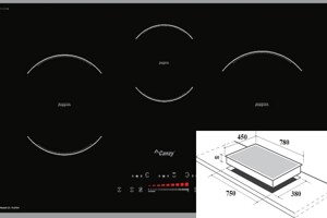 Bếp từ âm 3 vùng nấu Canzy CZ-TL67GA thiết kế hiện đại, tính năng thông minh