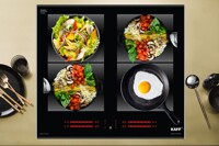 Bếp từ âm 4 vùng nấu Kaff KF-HIDE868I lý tưởng cho không gian bếp hiện đại