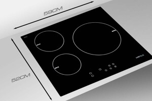 Bếp từ ba Hafele HC-IP604A 538.01.681 thiết kế sang trọng, tính năng thông minh