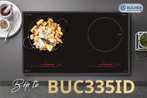 Bếp từ đôi Buchen BUC335ID thiết kế sang trọng, tính năng hiện đại