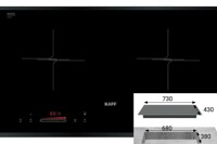 Bếp từ đôi Kaff KF-8818 Smart New công nghệ tiên tiến, thiết kế sang trọng