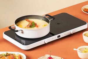 Bếp từ đôi Xiaomi MDCLD01ACM giá chỉ 3,45 triệu đồng, gây ấn tượng với 100 mức nhiệt