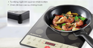 Bếp từ dương 1 vùng nấu Sunhouse SHD 6162 - mẫu bếp điện từ hot nhất hiện nay