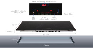 Bếp từ hồng ngoại Hafele HC-M772B 536.01.815 nấu ăn không kén nồi