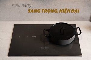 Bếp từ Sunhouse SHB-DI01 phong cách hiện đại, tính năng an toàn