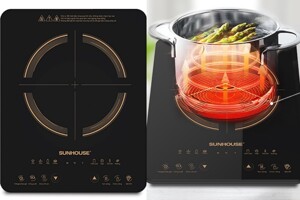 Bếp từ Sunhouse SHD6803 sở hữu nhiều tính năng nổi trội