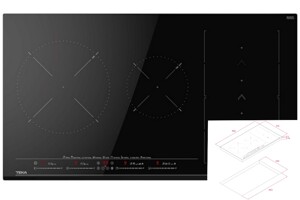 Bếp từ Teka IZS 96700 MST BK thiết kế hiện đại, tính năng thông minh
