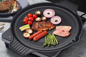 "Bí kíp" nướng thịt bằng bếp từ đơn cho các bữa tiệc BBQ tại gia