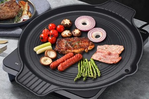 "Bí kíp" nướng thịt bằng bếp từ đơn cho các bữa tiệc BBQ tại gia