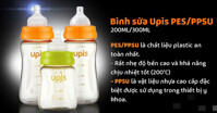 Bình sữa Upis Hàn Quốc có ưu – nhược điểm gì?