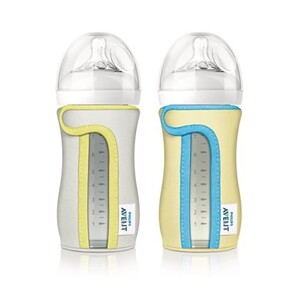 Bọc vải bình sữa thủy tinh Philips Avent SCF676/01 240ml - Nhiều công dụng, đa chức năng
