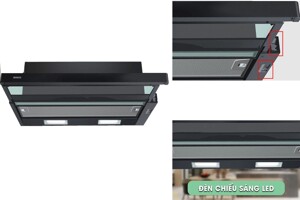 Bosch DFT63CA61B: Máy hút mùi âm tủ sang trọng, hiệu quả cao