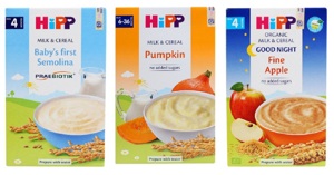 Bột ăn dặm Hipp và những điều mẹ cần biết