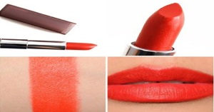 Các dòng son môi đỏ cam thịnh hành hiện nay