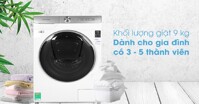 Các tính năng khiến máy giặt Samsung Inverter 9kg WW90TP54DSH / SV trở nên được ưa chuộng?