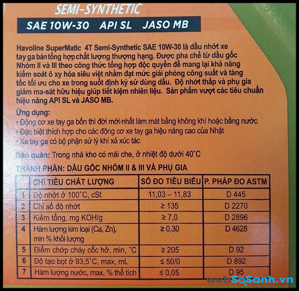 Cách đọc các chỉ số trên chai dầu nhớt xe máy