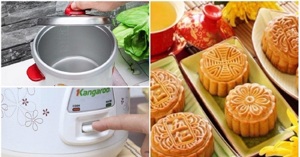 Cách làm bánh trung thu bằng nồi cơm điện thơm ngon tuyệt vời không cần lò nướng