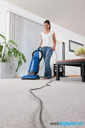 Cách sử dụng máy hút bụi hiệu quả và tiết kiệm điện