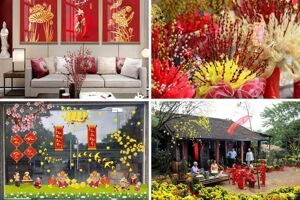 Cách trang trí nhà ngày Tết đơn giản nhưng đẹp mắt và ấn tượng cho gia đình